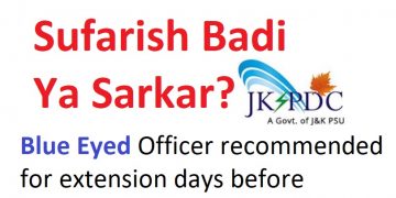 Despite Ban blue eyed officers continue to be recommended for extension in Services