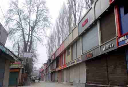 مودی کی ریاست آمد پر وادی کشمیر میں مکمل ہڑتال