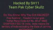 این آئی ٹی کی ویب سائٹ ہیک،آزادی کا پیغام چسپاں