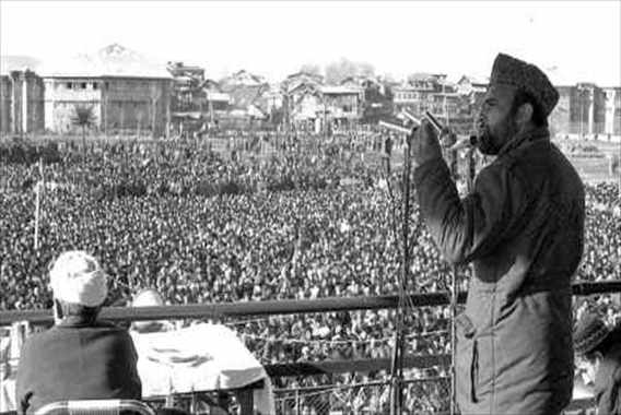 قاضی نثار کی برسی پر ریلی،بیشتر علاقوں میں ہڑتال