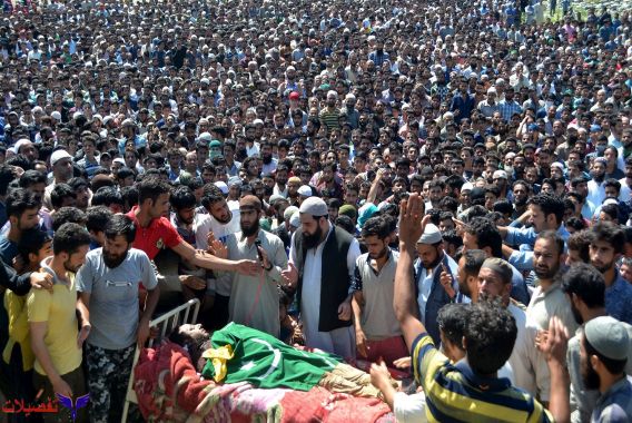 بشیر لشکری کی تدفین،ہزاروں کی شرکت،جذباتی مناظر