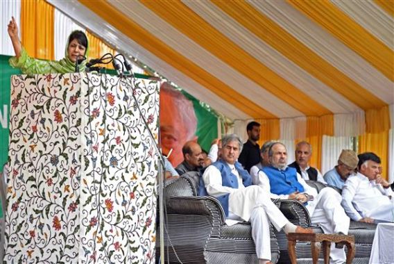 بھارت کشمیر کے بغیر ادھورا تصور ہوگا:محبوبہ مفتی