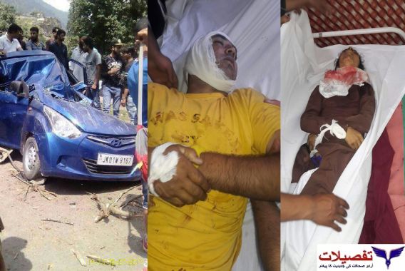 پہلگام میں درخت گرنے سے کار تباہ،لڑکی اور لڑکا لقمہ اجل