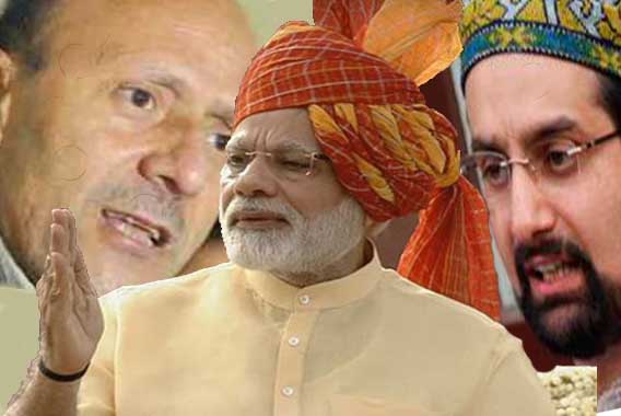 مولوی عمر نے مودی کا خیرمقدم انجینئر رشید نے مسترد کردیا