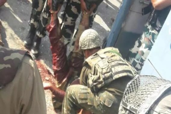 پانتھہ چوک  میں سی آر پی ایف پر حملہ،شدید فائرنگ سے ایک اہلکار زخمی