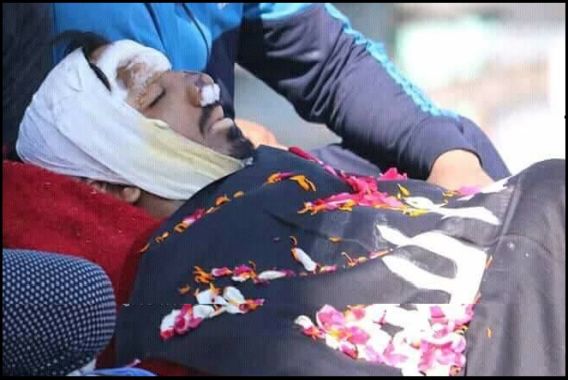 قیصر کے جلوسِ جنازہ پر شلنگ،مزارِ شہداءمیں دفن